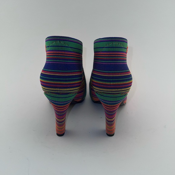 NIB United Nude Fold Hi Multi-Colored Ankle Booties in Fruit Punch, Size 38/8 - Picture 4 of 9